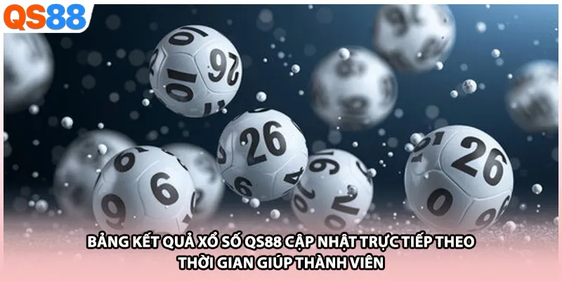 Bảng kết quả xổ số QS88 cập nhật trực tiếp theo thời gian giúp thành viên